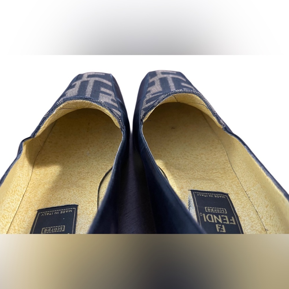Fendi Zucca Logo Leather Loafers | Size 36.5 or 23.5 cm - Picture 10 of 16